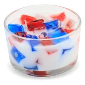 2-Wick Color Bowl Candle - AMERICANA