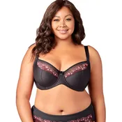 Black Swiss Balcony Cup for Full Figures