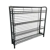 4-Shelf Candy/Snack Under Counter Display Rack | 34"W | Black