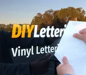 Vinyl lettering