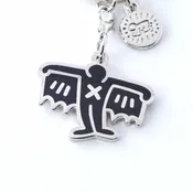 Black Bat Demon Keyclip