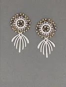 Evening Shower | Pyrite earrings | Tucson Arizona | sirlin hall jewelry