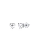 Heart Shaped Diamonds Studs