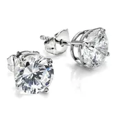 1.0 Total Carat Weight Lab Grown Diamond Stud Earrings