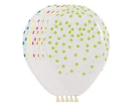 Assorted Clear with Neon Dots — Westmont Party