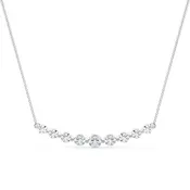 14K Bar Diamond Necklace / Pendant