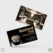 Raised Foil Business Cards