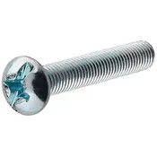 10-24 x 1/2 in. Zinc Plated Combo Truss Head Machine Screw