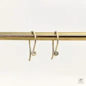 14k Gold and Diamond Earring