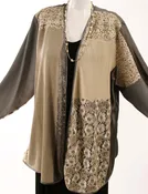 Mother of Bride Daisy Jacket Sequins Gold Natural Taupe 22/24