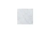 15" Linen Top, 3 CM Carrara White Marble, No Holes