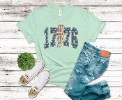 1776 Lightning Bolt | DTF Heat Transfer