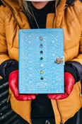 Jeweled Leather Notebook — Hide Out Leathers