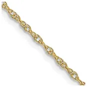 10K 1.35Mm Carded Cable Rope Chain