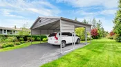 20x20x9 Metal Carport - Vertical Roof - Eagle Carports