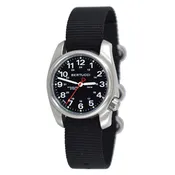 Bertucci A-1S Men's Watch - Stainless - Black Nylon Strap - Black Dial - 10004