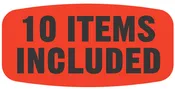 10 Items Included Label | Roll of 1,000