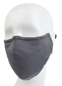 3 Ply Reusable Face Mask, Grey, Large, 1 Piece