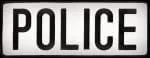 4″ X 11″ Police Back Patch