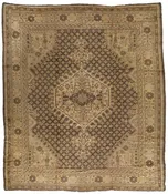 10x12 Brown Turkish Oushak Rug
