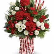 Teleflora's Peppermint Sticks Bouquet