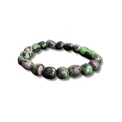 Ruby Zoisite Bracelet | Earthly Elegance