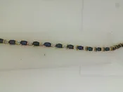 20 Oval sapp, 21 rd dia brac,