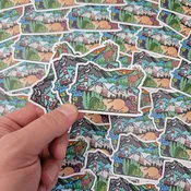 Oregon Themed Sticker