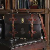 American Buffalo Leather Briefcase No. 1943 Navigator | Colonel Littleton