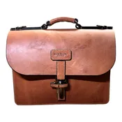 Habermas 2075 Briefcase Harness Leather by Hermann Oak
