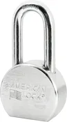 2-1/2 In. High-Security Padlock, Chrome-Plated Steel, 5-Pin Keyed-Alike