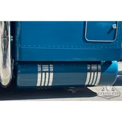 10" Kenworth Fuel Tank Straps Slotted Style