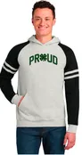 4-H PROUD - Jerzees® Unisex NuBlend® Varsity Colorblock Hooded Sweatshirt
