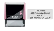 4 Line Address Trodat 4913 Pink Self-Inking Stamp