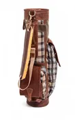 8" Airliner Style Golf Bag - Tartan