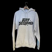 Stay Determined Hoodies With Puff Print