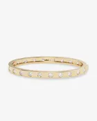 Ashley Cuff 6mm - Gold|White Diamondettes