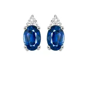 10K Birthstone Earrings – Sapphire – September