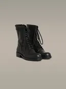 Boots noires en cuir