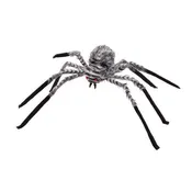 20" Grey Fuzzy Spider