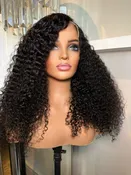 Brazilian Curly HD 13x6 Frontal Wig- Natural 1b