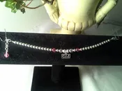 Sterling Silver Phi Mu Charm Bracelet
