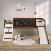 Art & Play Twin Junior Low Loft Espresso Bed