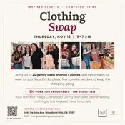 Clothing Sawp | In-Person Clothing Swap in Los Angeles | Composed Living — Composed Living