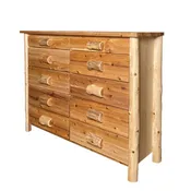 10 Drawer Cedar Dresser | 60" Wide