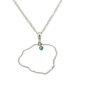14K Yellow Gold 18mm "Kauai" Pendant