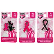 Breast Cancer Awareness Enamel Tac Pin Assortment