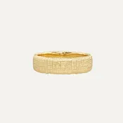 14K Yellow Gold Coarse Linen Suit for Jeff