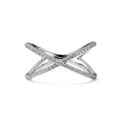 Acadia Crossover Diamond Ring