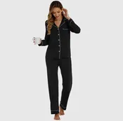 Bamboo PJ Set in Black